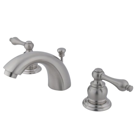 Kingston Brass KB948AL Victorian Mini-Widespread Bathroom Faucet, Brushed Nickel KB948AL